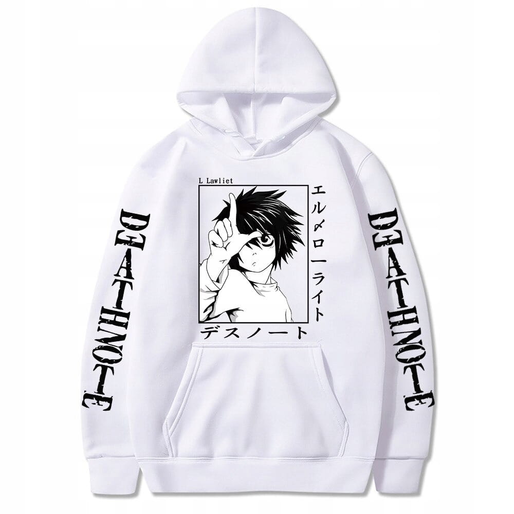 Bluza bawełniana z kapturem Death Note L Anime