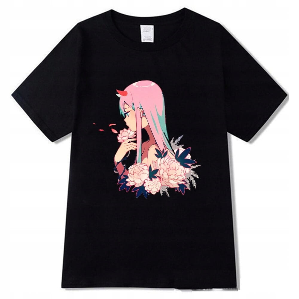 Koszulka 100% Bawełna Anime Darling in the Franxx - Zero Two