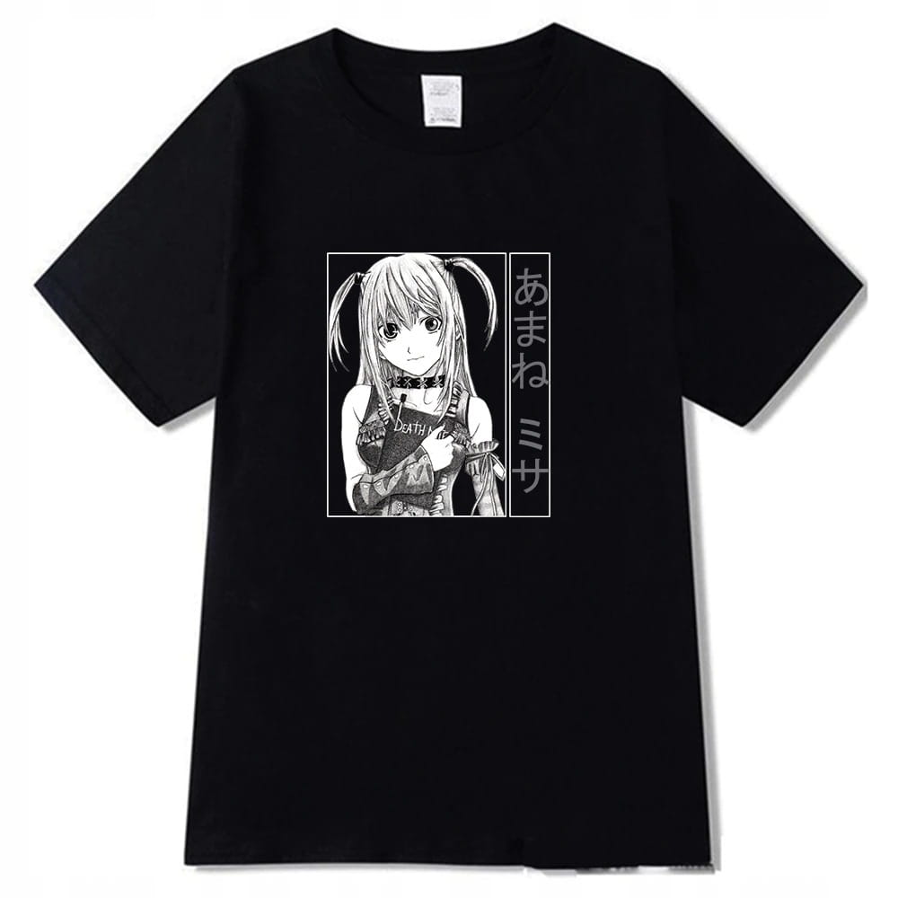 Death Note Misa Amane Koszulka Anime 100% Bawełna