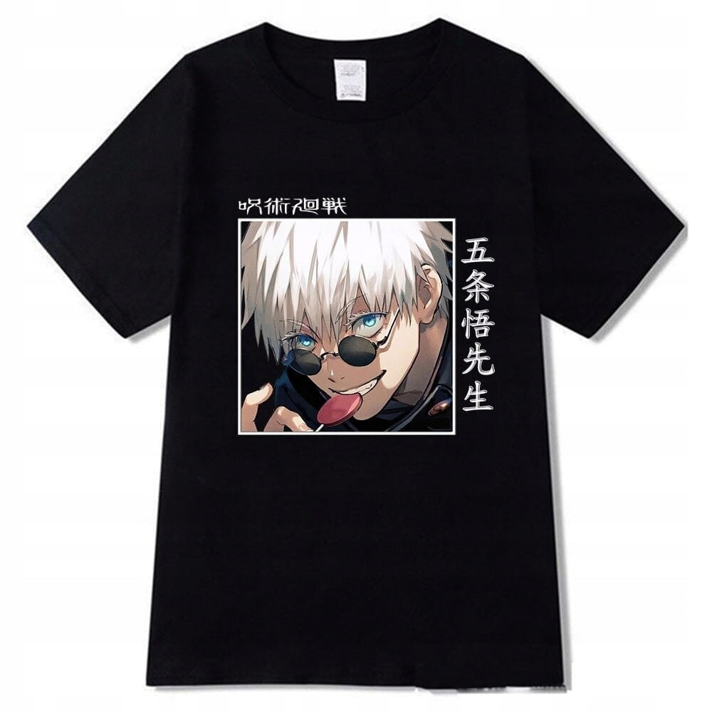 Manga Jujutsu Kaisen Satoru Gojo 100% Cotton Anime T-Shirt