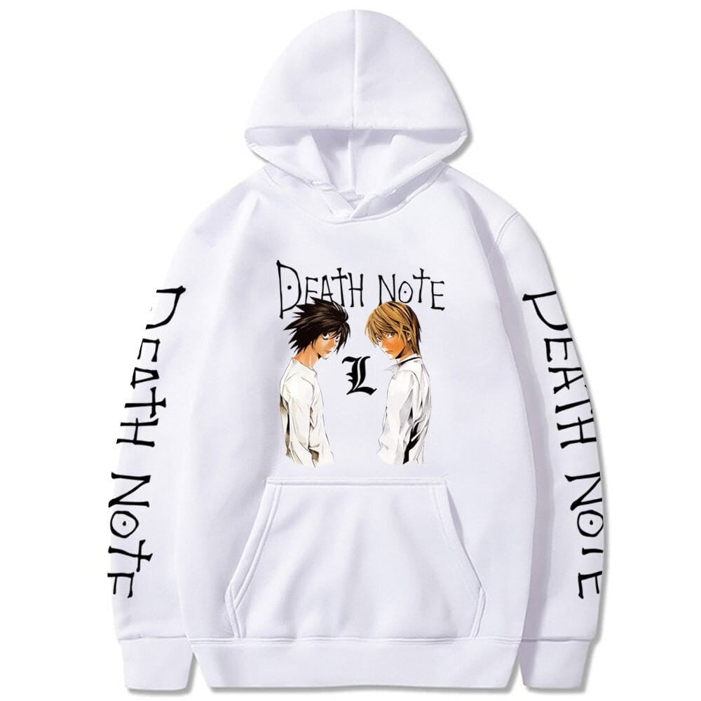 Death Note Kira and L Anime Cotton Hoodie