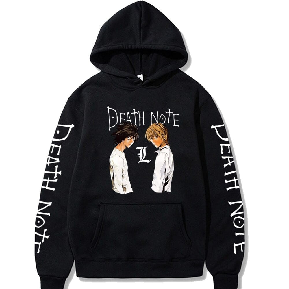 Death Note Kira and L Anime Cotton Hoodie