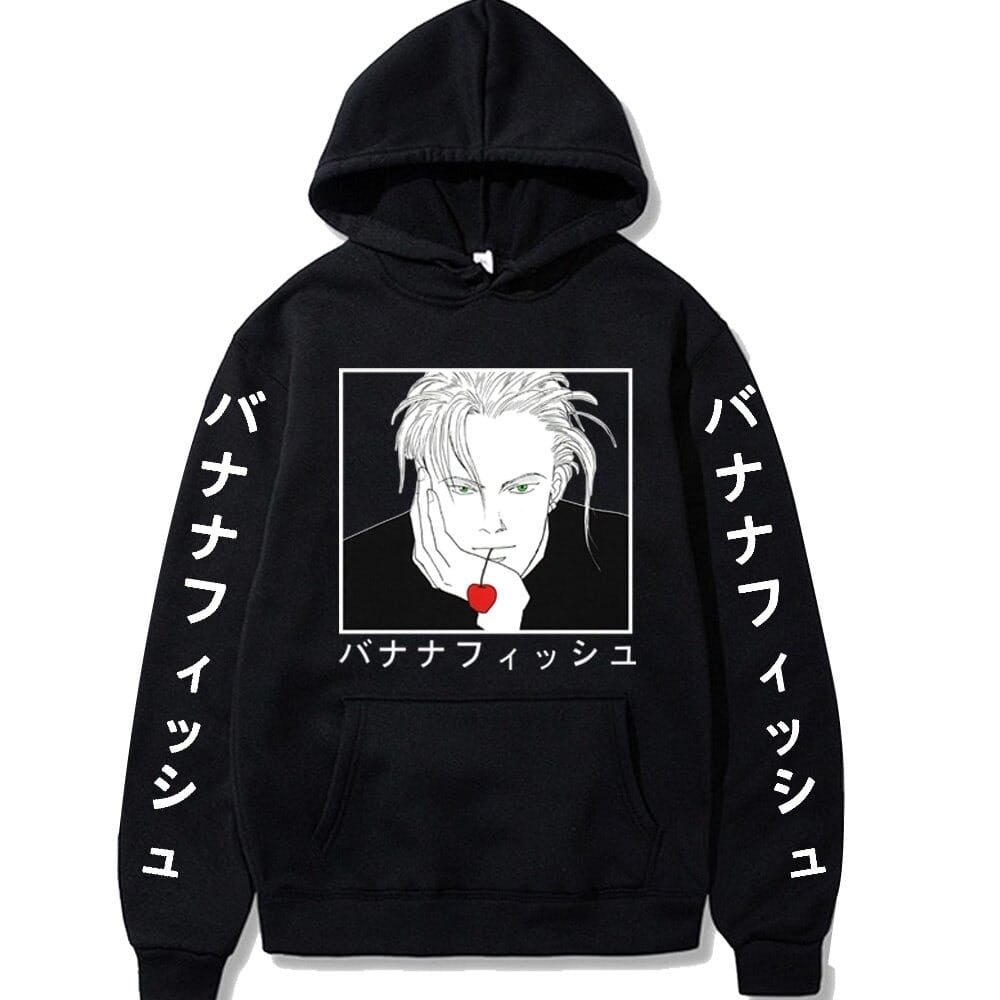 Cotton Hoodie Banana Fish Ash Lynx