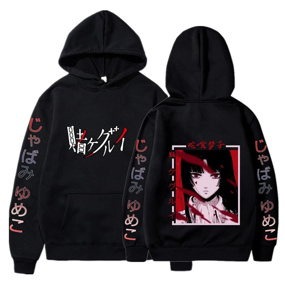 Anime Oversized Cotton Hoodie Kakegurui Jabami