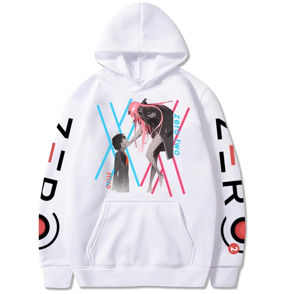 Cotton Hoodie Darling in the Franxx Zero Two