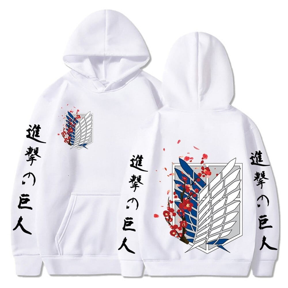 Anime Oversized Cotton Hoodie Attack on Titan