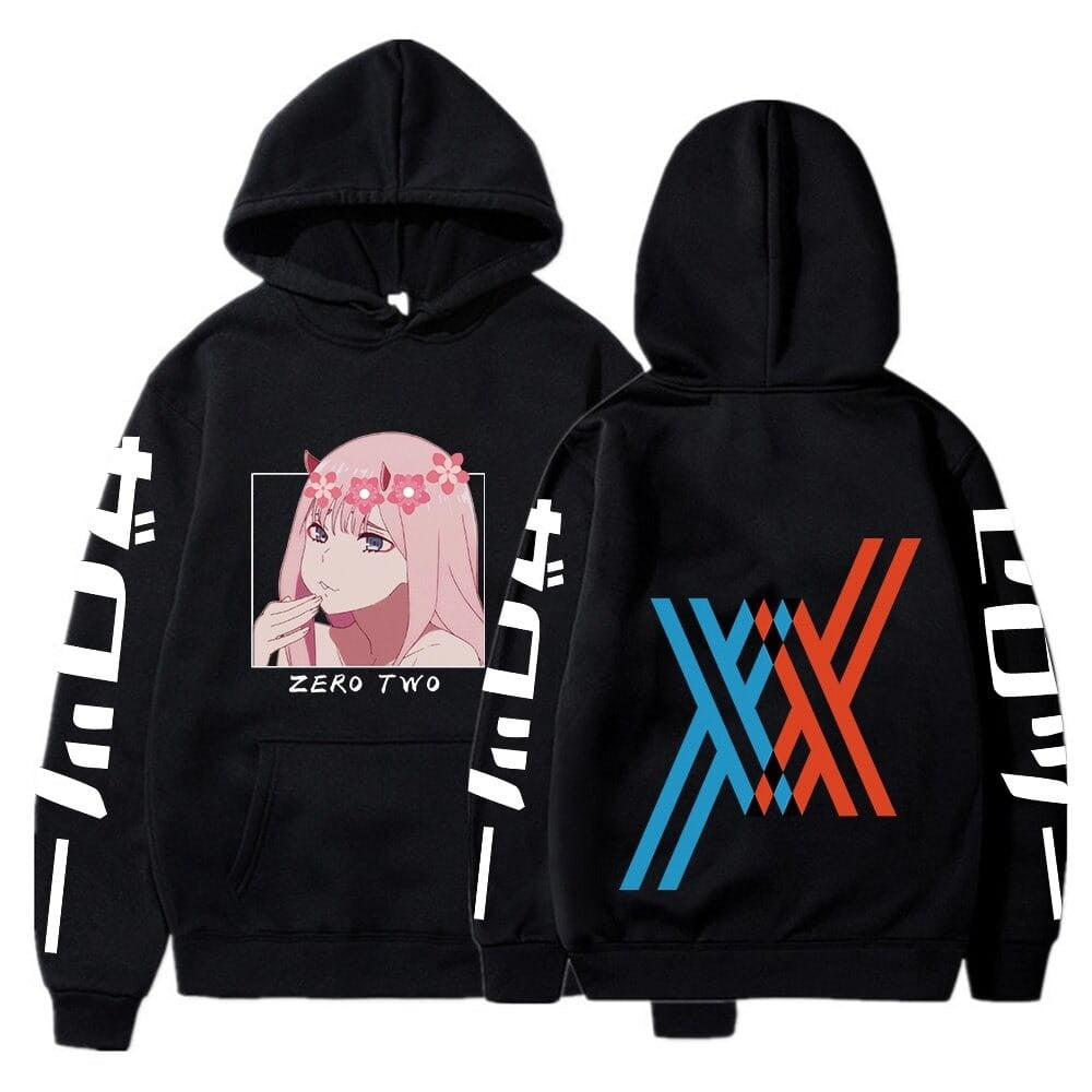 Anime Oversized Cotton Hoodie Darling in the Franxx Zero Two