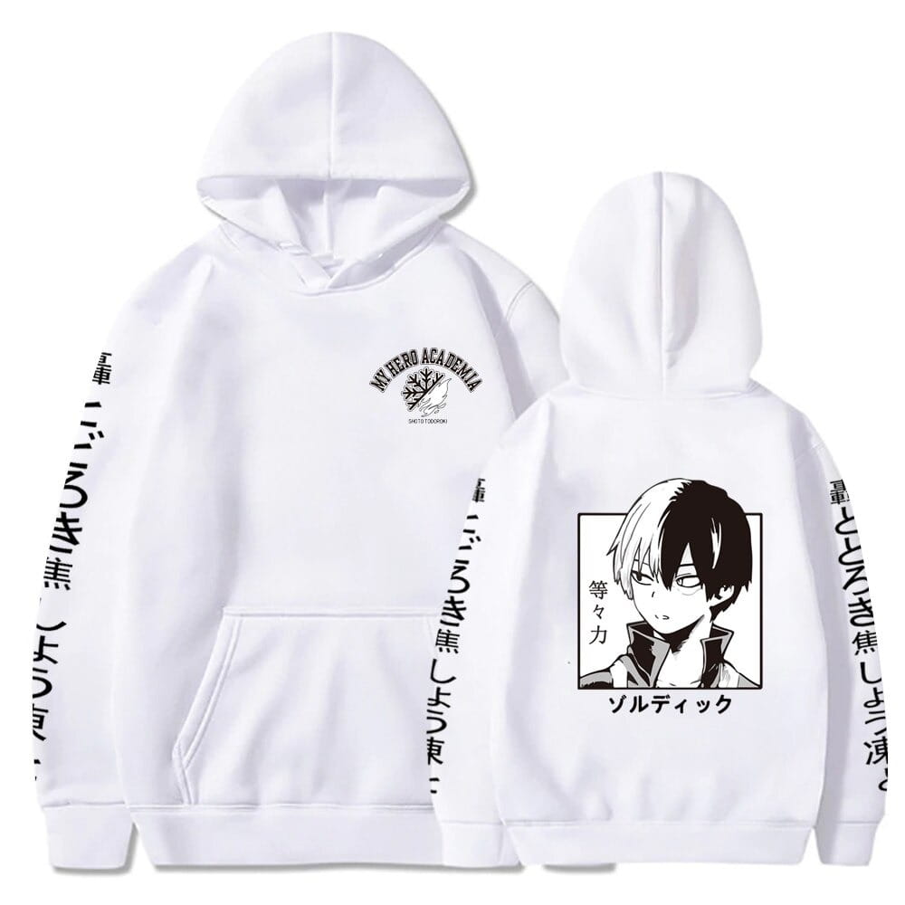 Anime Oversized Cotton Hoodie My Hero Academia Shoto Shoto