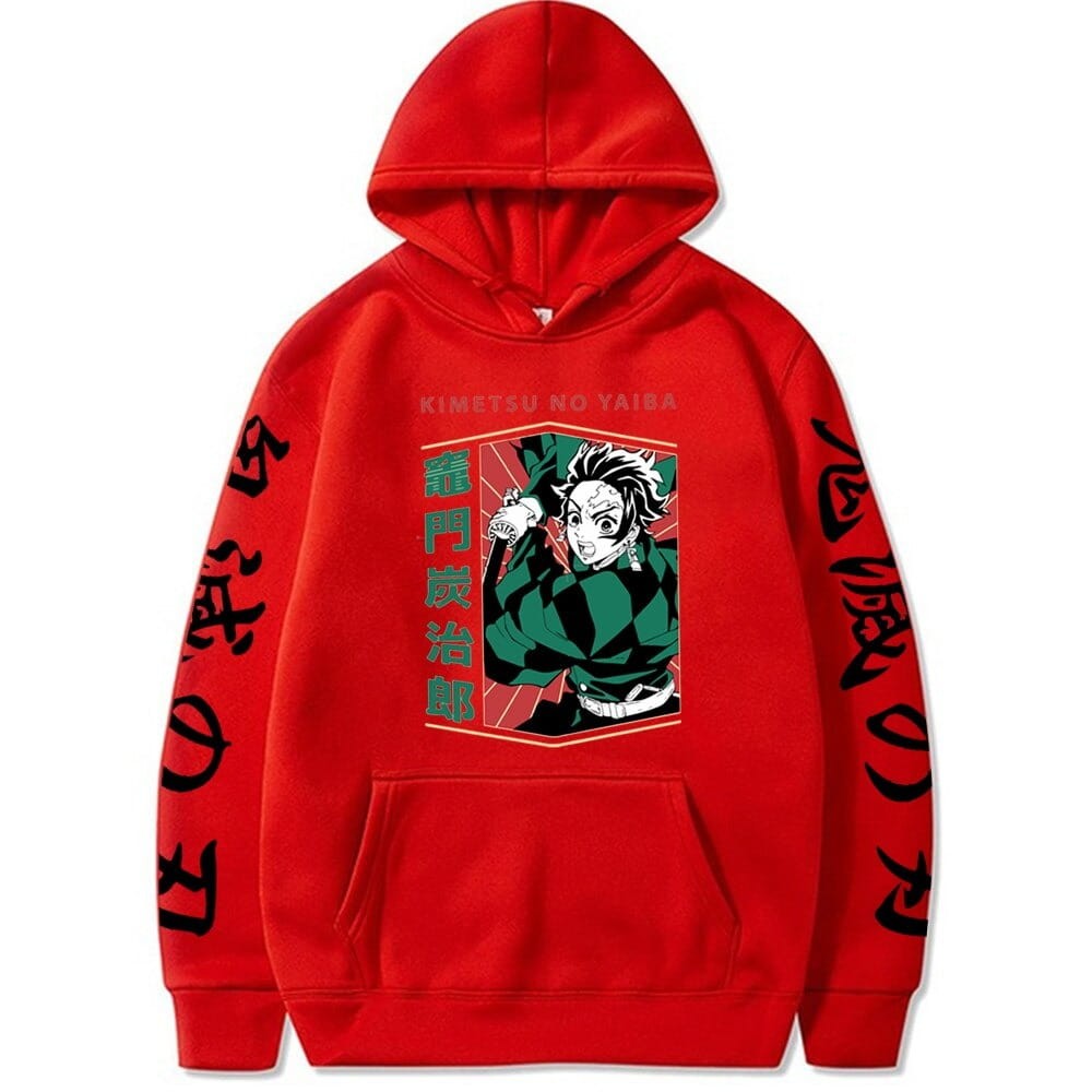 Bluza Bawełniana Anime Demon Slayer Tanjiro