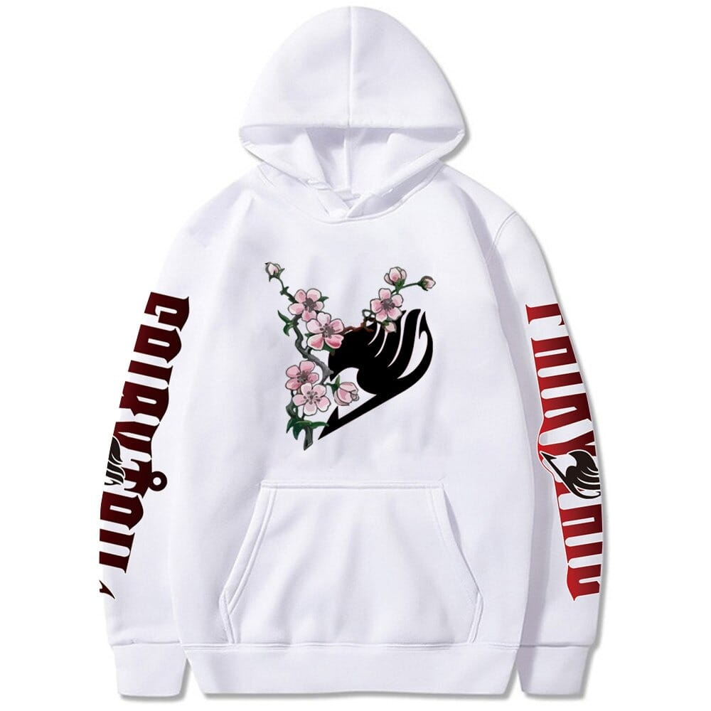Bluza bawełniana z kapturem Anime - logo Fairy Tail