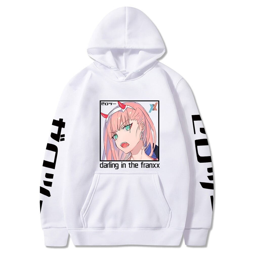 Bluza bawełniana z kapturem Anime Darling in the Franxx Zero Two