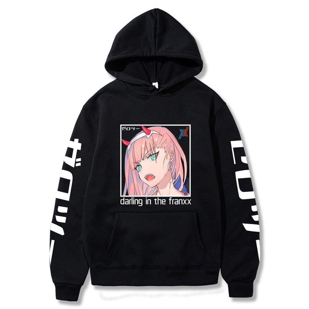 Darling in the Franxx Zero Two Anime Cotton Hoodie
