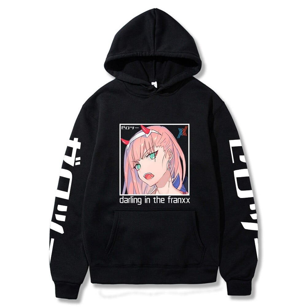 Bluza bawełniana z kapturem Anime Darling in the Franxx Zero Two