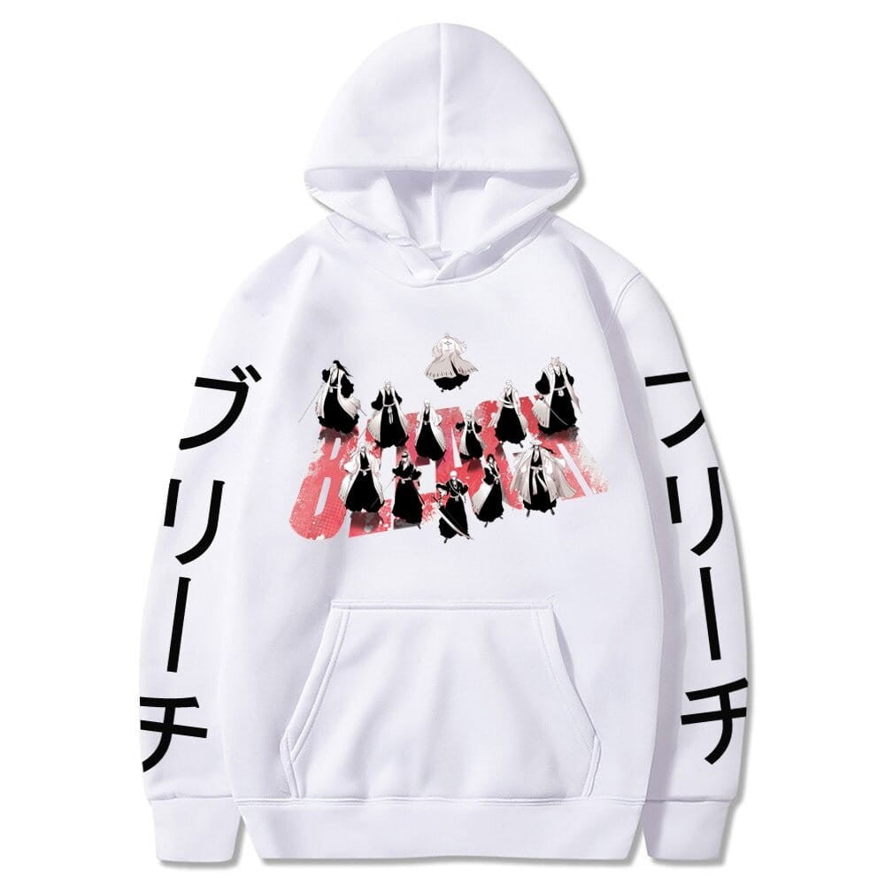 Bleach Bohaterowie Anime Cotton Hoodie
