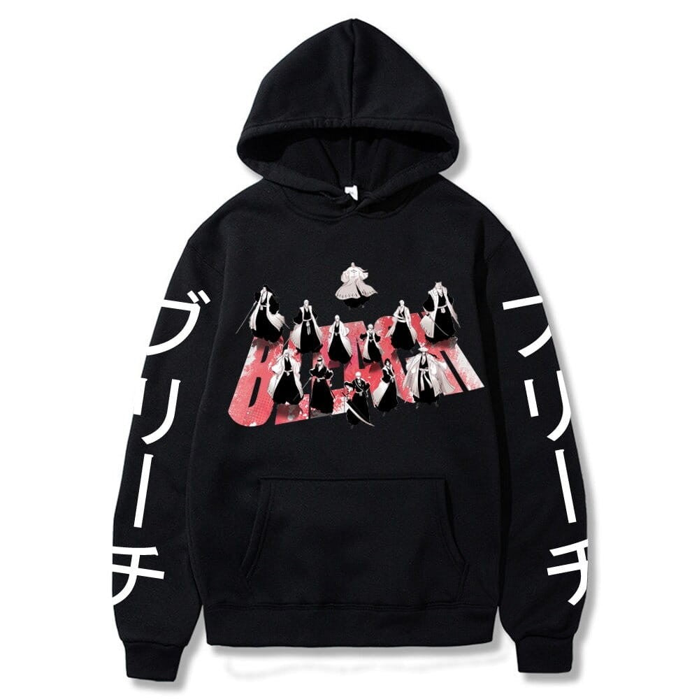 Bleach Bohaterowie Anime Cotton Hoodie