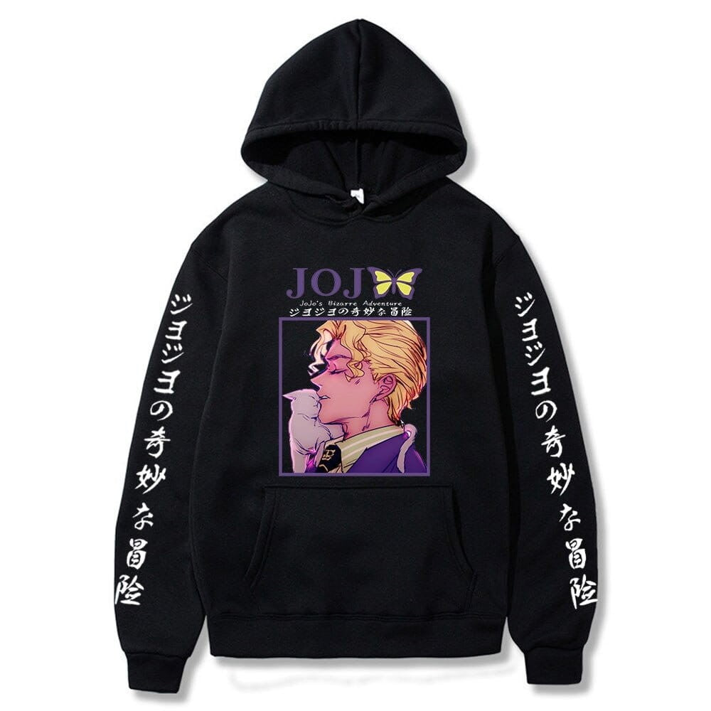Jojo's Bizarre Adventure Yoshikage Kira Anime Cotton Hoodie