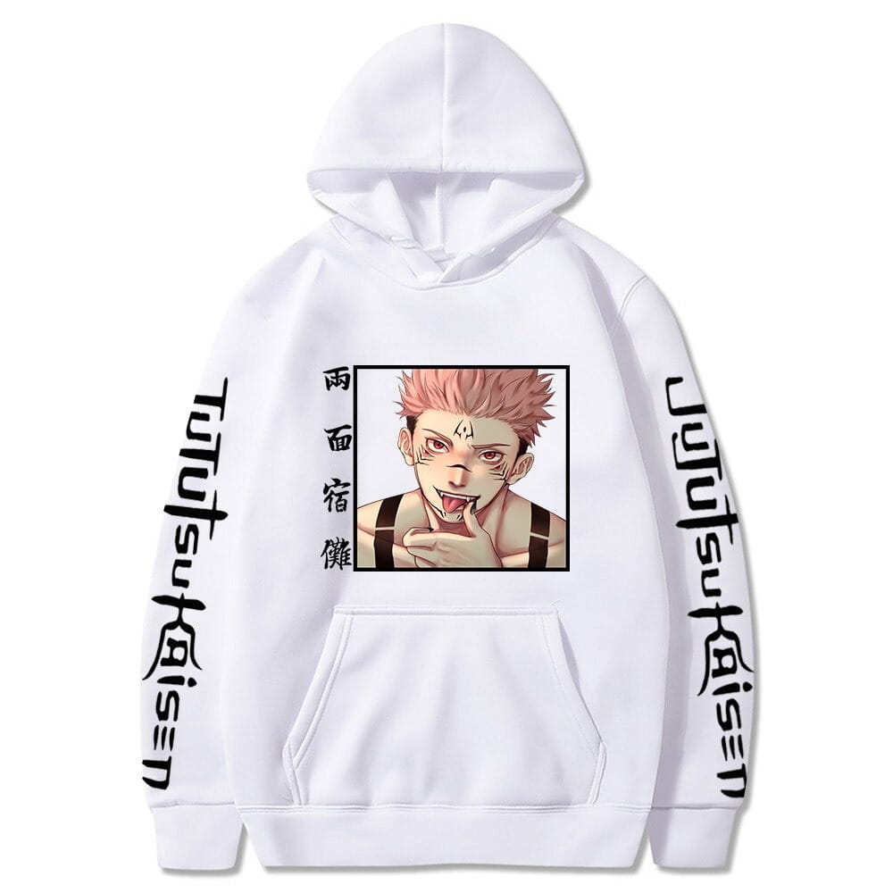 Bluza bawełniana z kapturem Jujutsu Kaisen Sukuna Anime