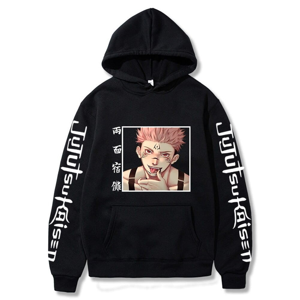Jujutsu Kaisen Sukuna Anime Cotton Hoodie