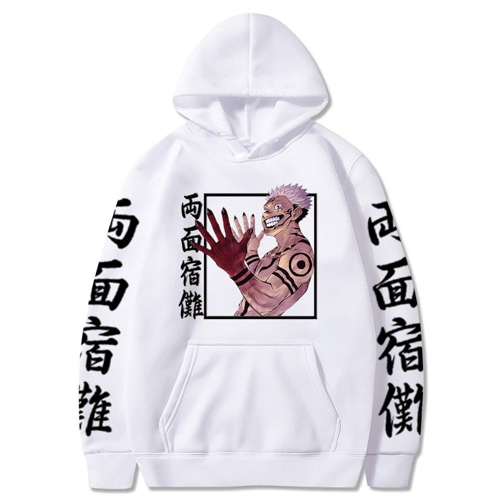 Jujutsu Kaisen Sukuna Anime Cotton Hoodie