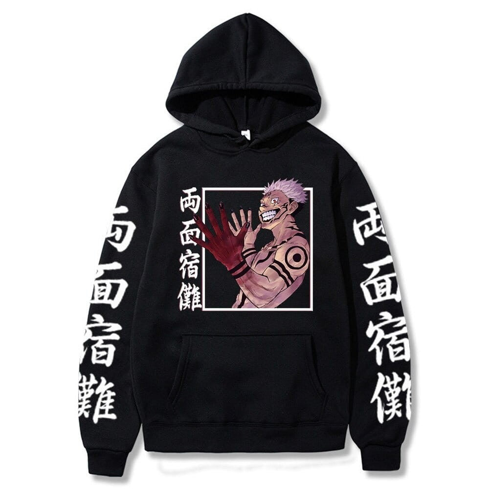 Jujutsu Kaisen Sukuna Anime Cotton Hoodie