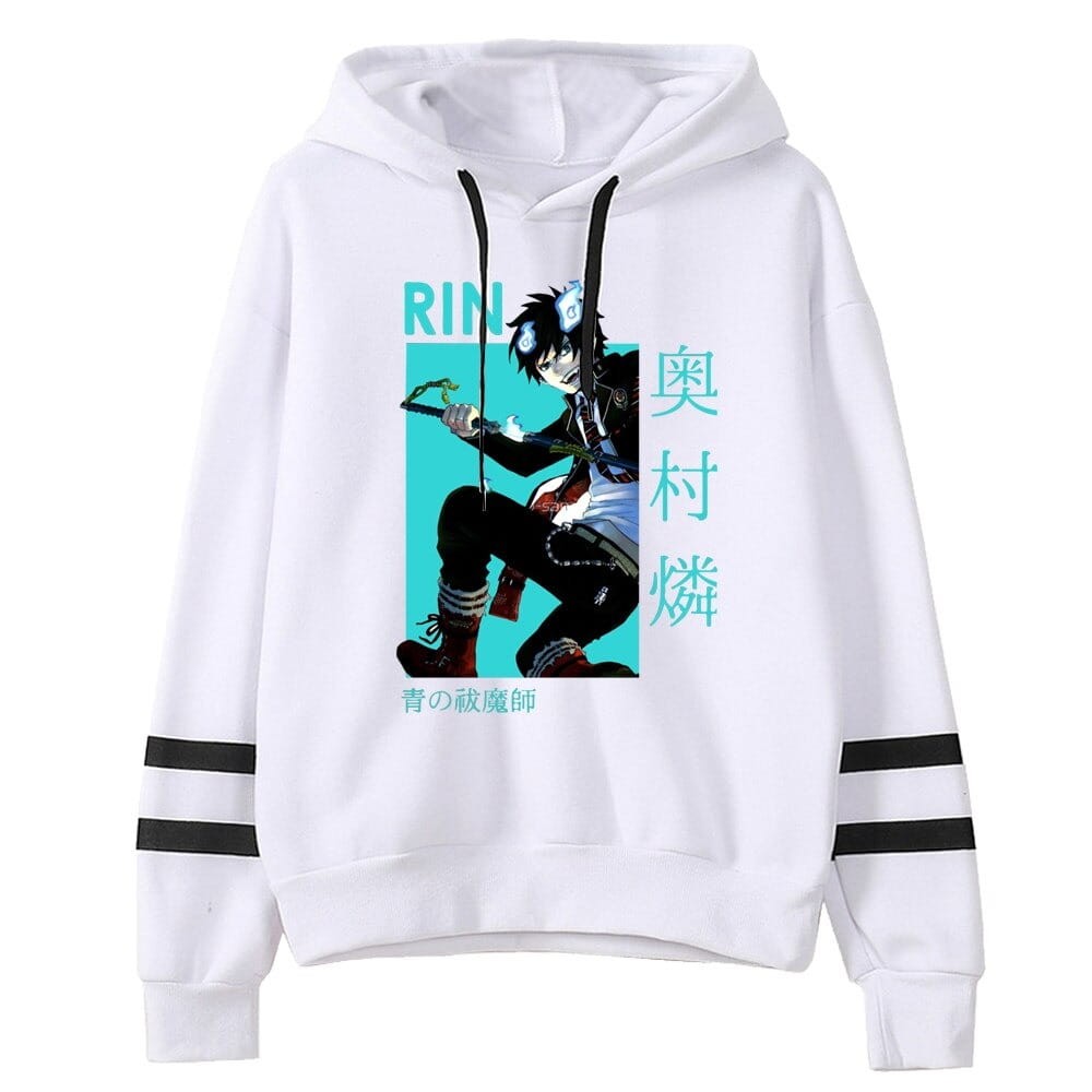 Ao No Blue Exorcist Rin Okumura Anime Cotton Hoodie