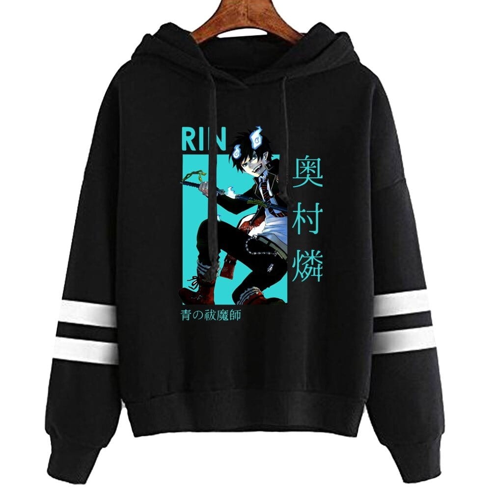 Ao No Blue Exorcist Rin Okumura Anime Cotton Hoodie