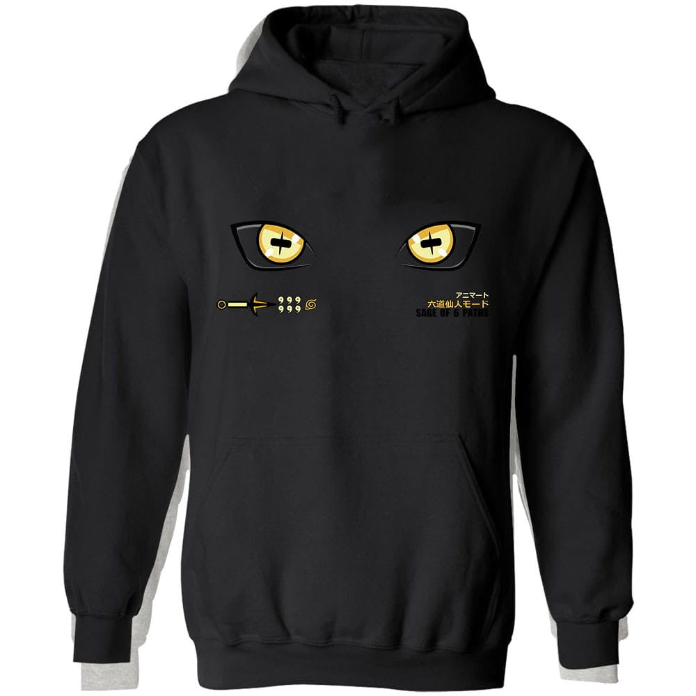 Naruto Shippuden Oczy Naruto Uzumaki Anime Cotton Hoodie