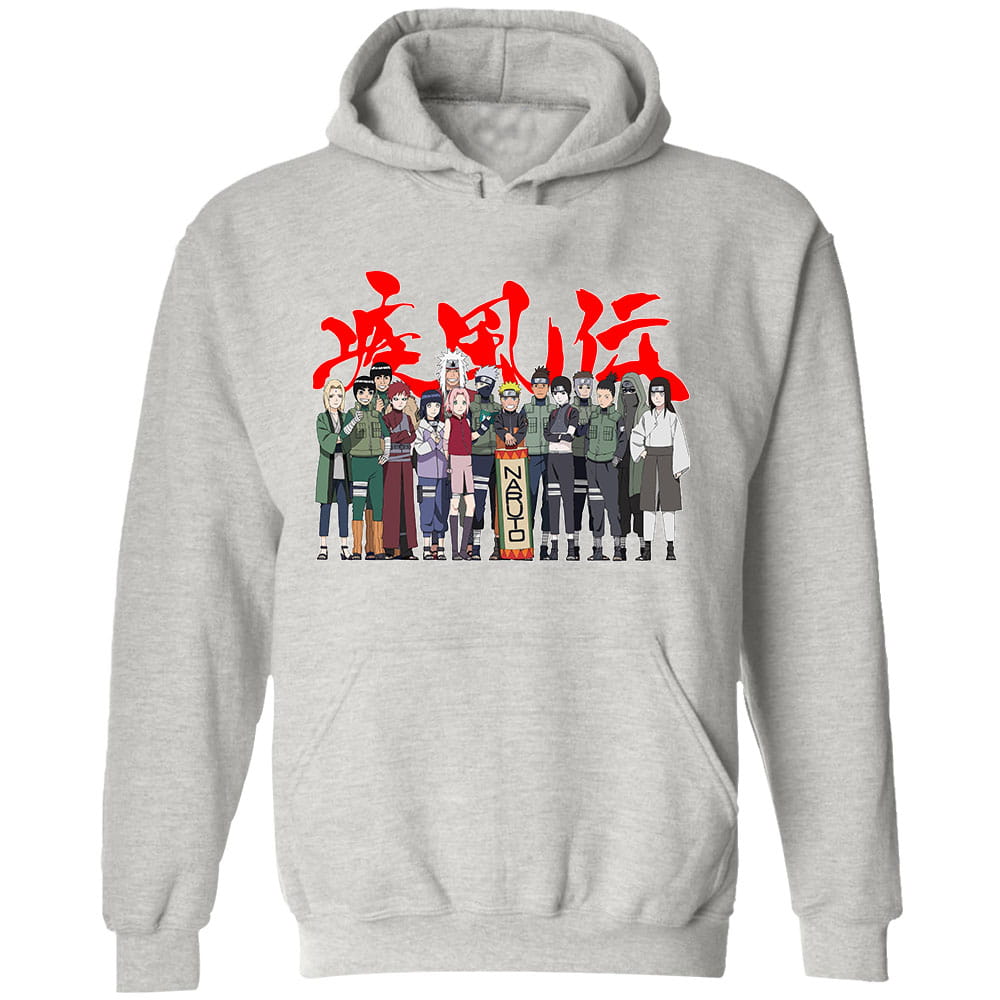 Naruto Shippuden Shinobi Konohy Anime Cotton Hoodie