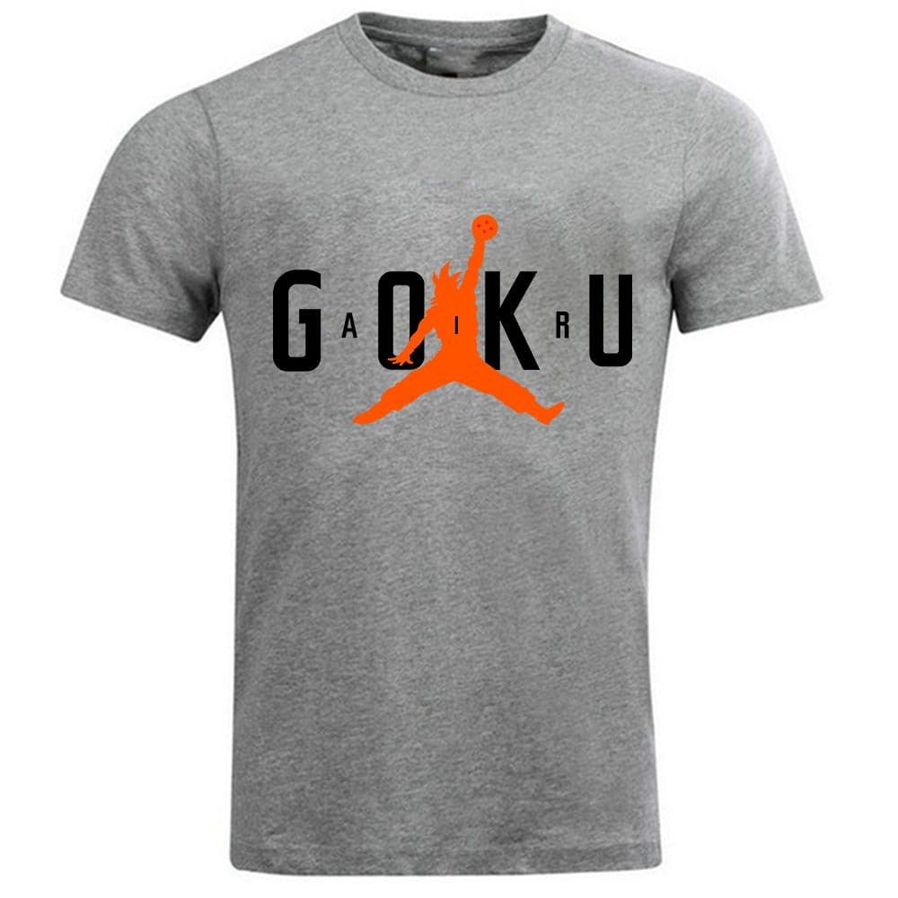 Dragon Ball Son Goku Jordan 100% Cotton Anime T-Shirt