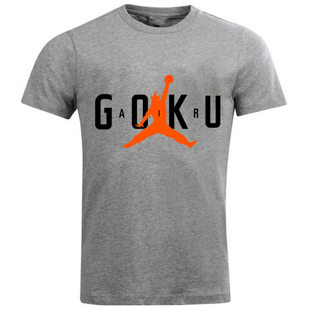Dragon Ball Son Goku Jordan 100% Cotton Anime T-Shirt