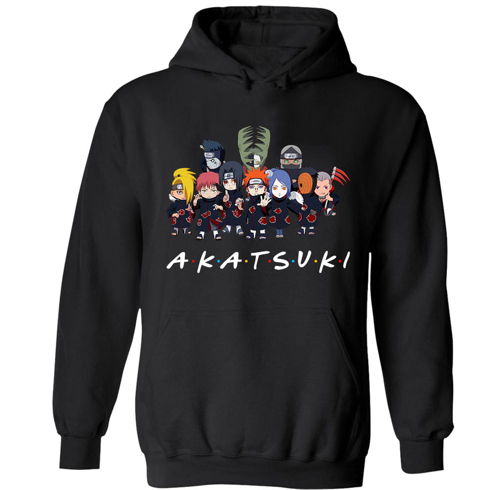 Naruto Shippuden Grupa Akatsuki Anime Cotton Hoodie