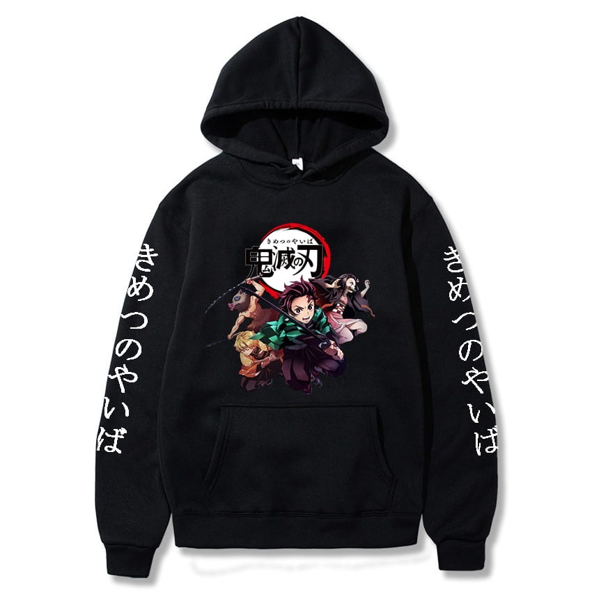 Cotton Hoodie Demon Slayer Tanjiro Nezuko