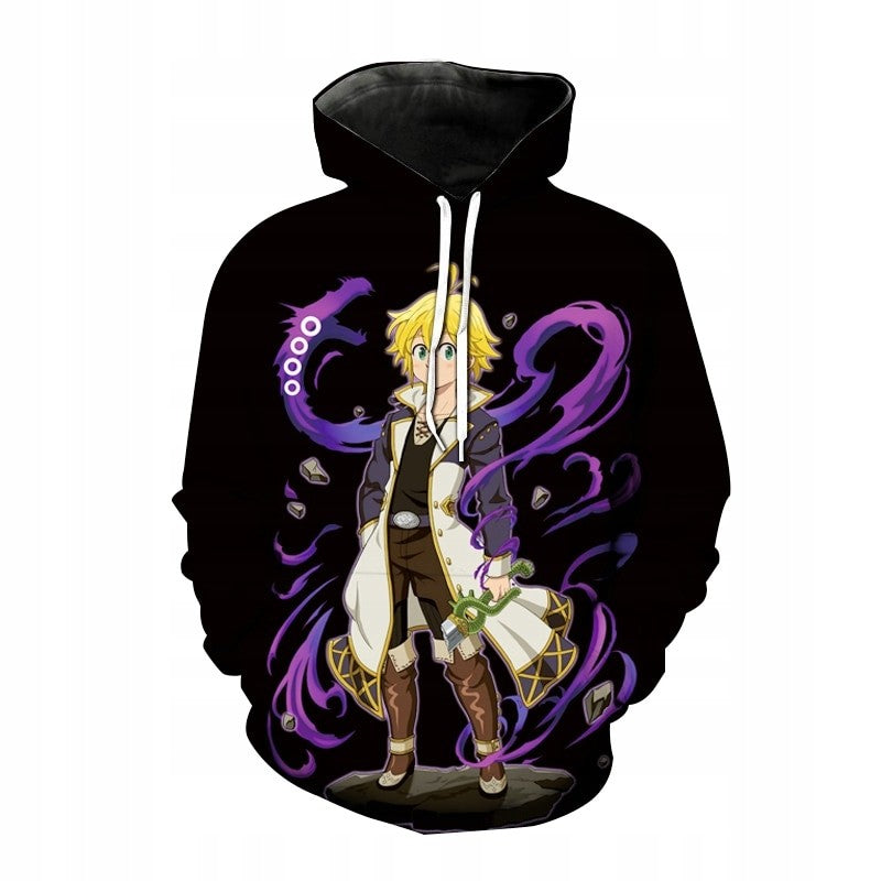 Anime 3D Print Hoodie Seven Deadly Sins