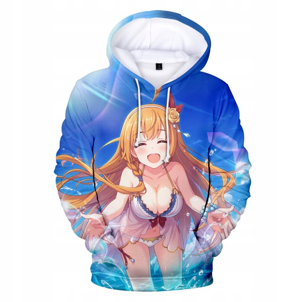 Anime 3D Print Hoodie Princess Girl
