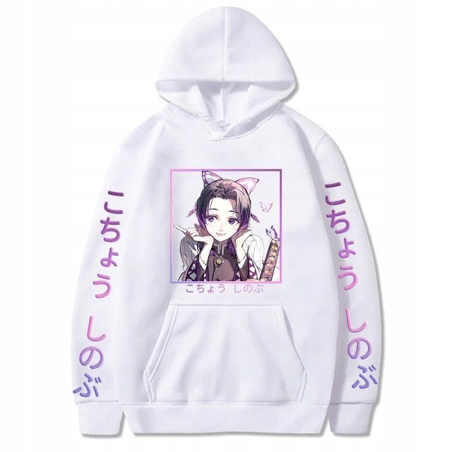 Bluza Bawełniana Demon Slayer Shinobu Kocho