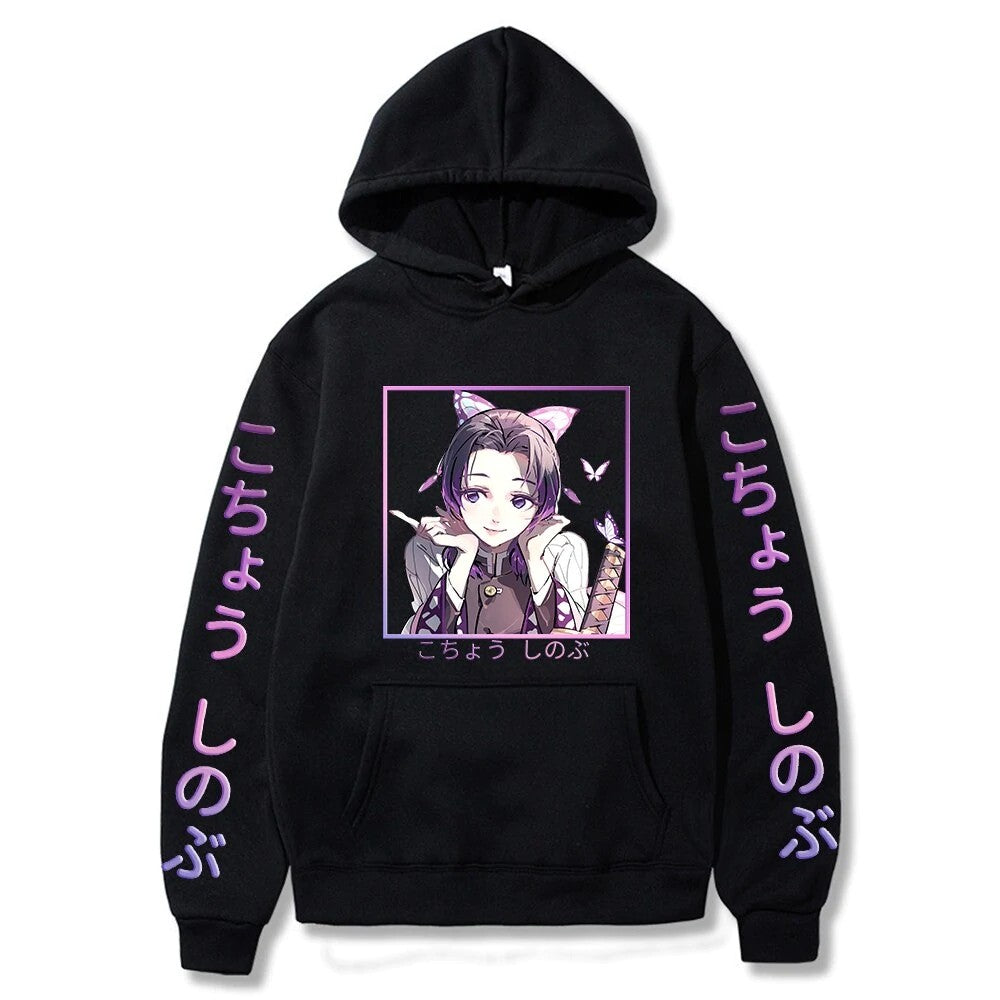 Bluza Bawełniana Demon Slayer Shinobu Kocho