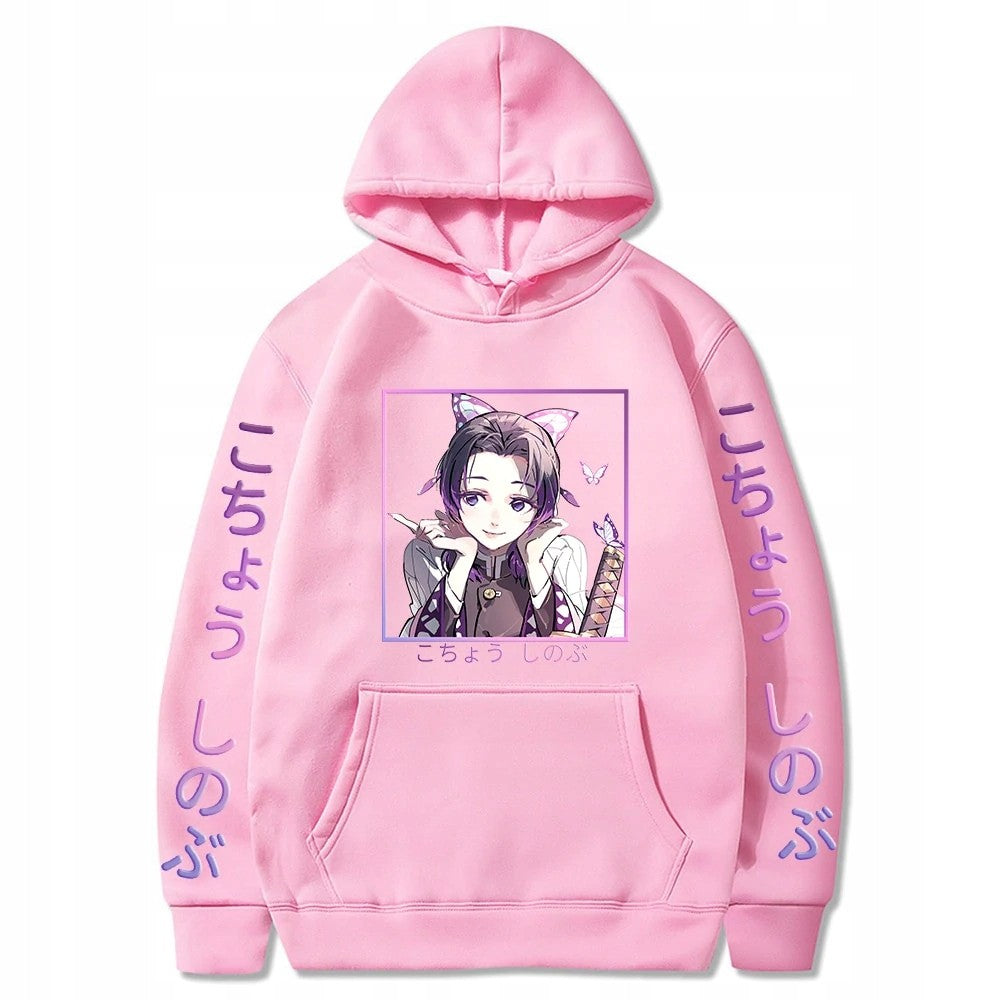 Bluza Bawełniana Demon Slayer Shinobu Kocho