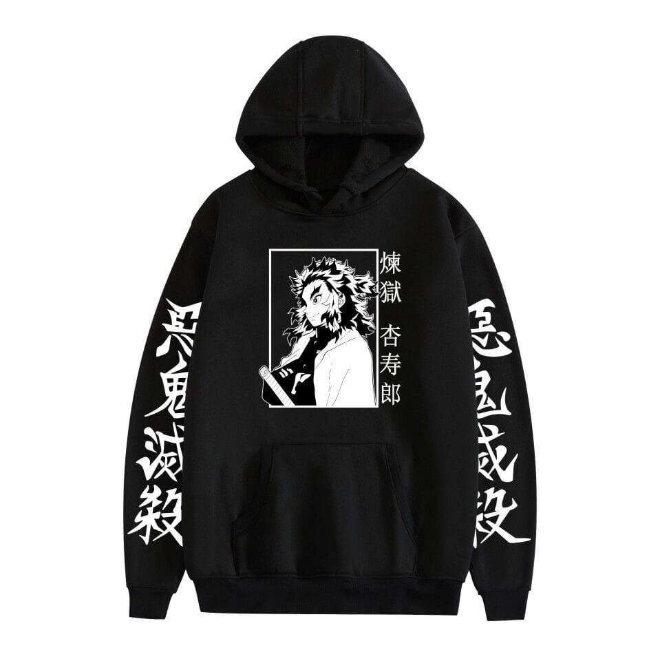 Demon Slayer Rengoku Kyoujurou Filar Anime Cotton Hoodie