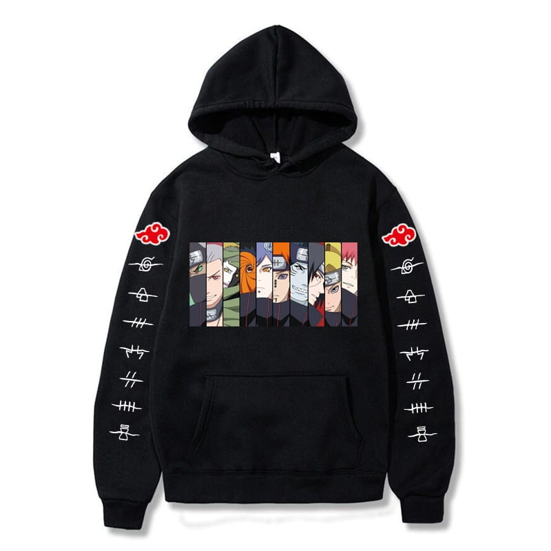 Anime Cotton Hoodie Naruto Shippuden Members Akatsuki