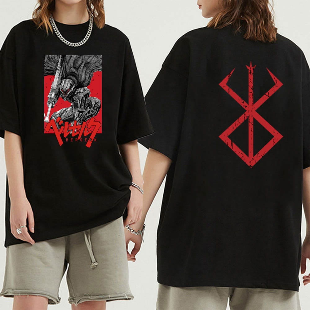 Manga Berserk Guts 100% Cotton Anime T-Shirt