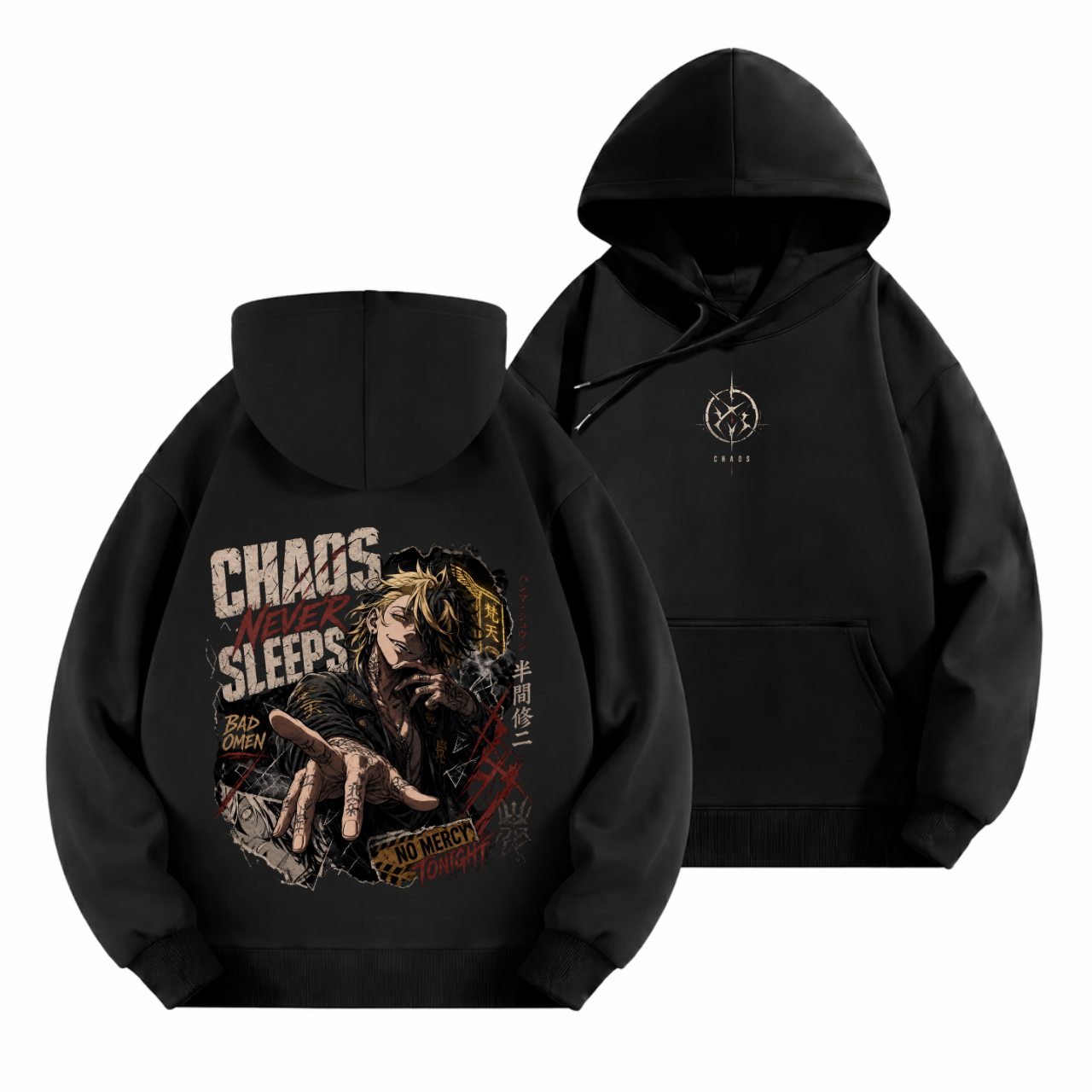 Anime Cotton Hoodie Tokyo Revengers Hanma Shuji