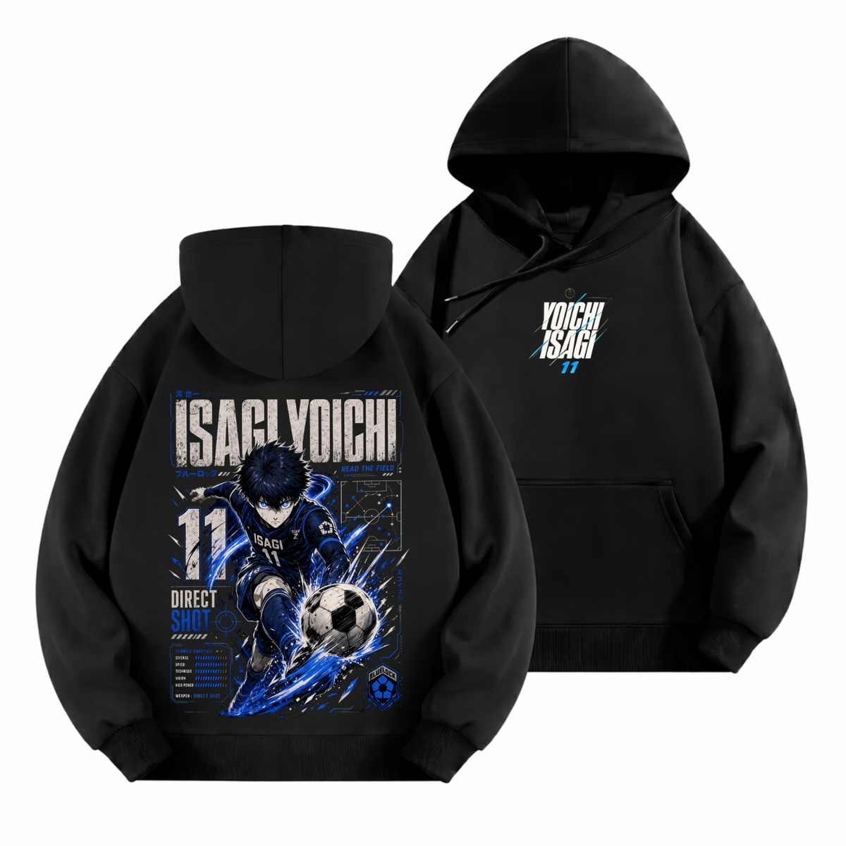 Cotton Hoodie Anime Blue Lock Isagi Yoichi