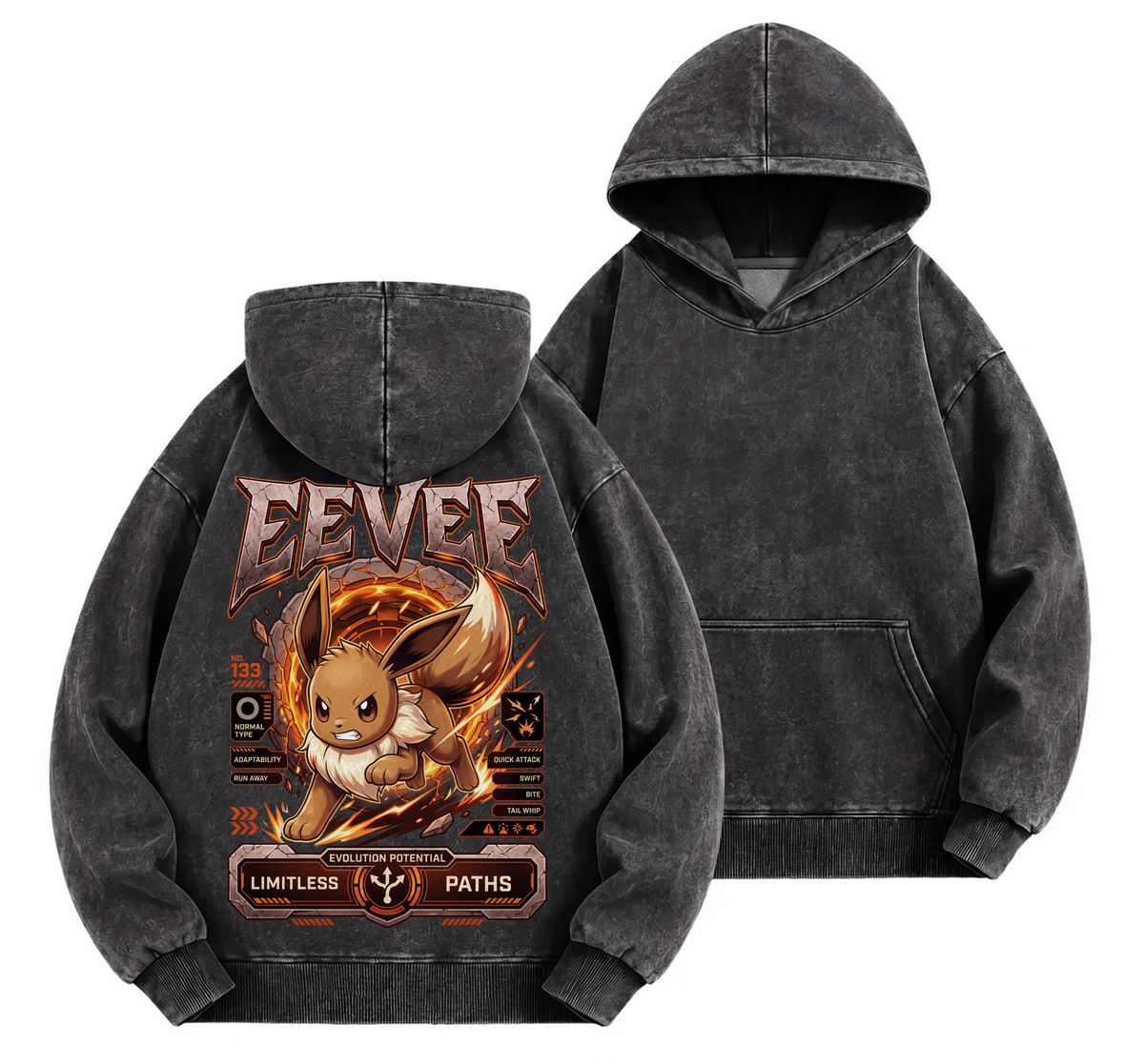 Bluza Bawełniana Anime Pokemon Eevee