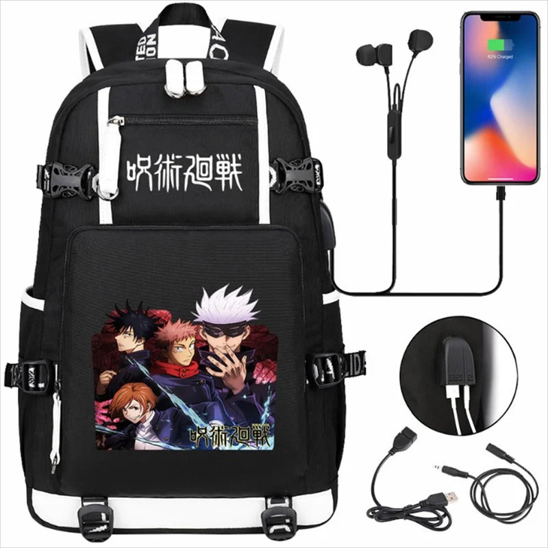 Anime Jujutsu Kaisen School Backpack
