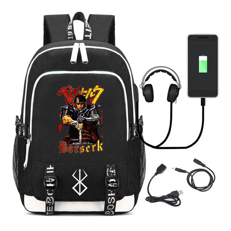 Anime Berserk School Backpack