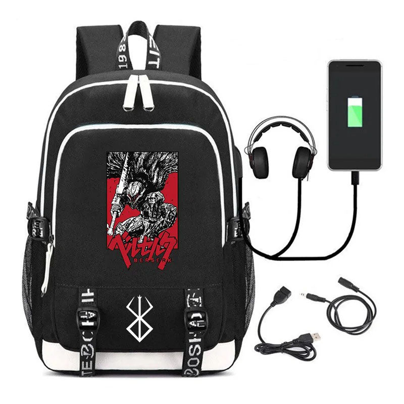 Anime Berserk School Backpack