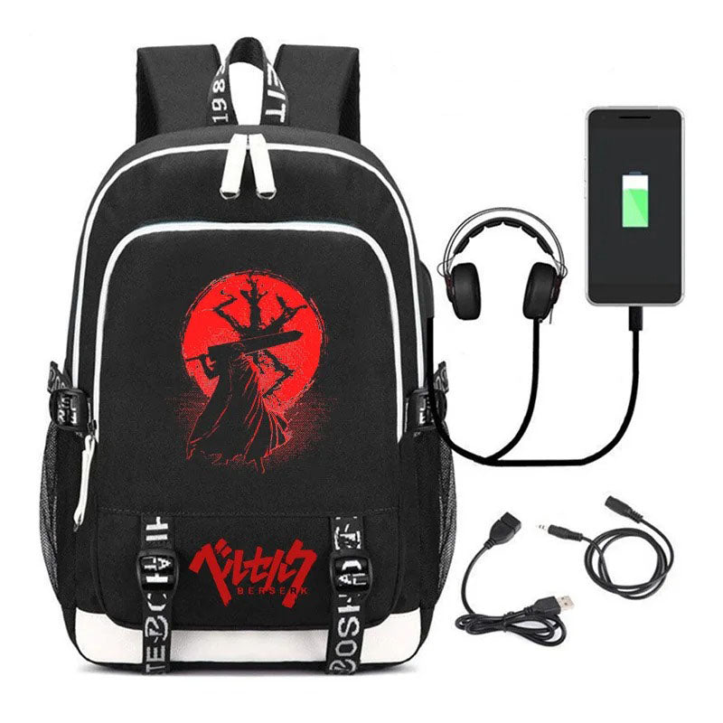 Anime Berserk School Backpack