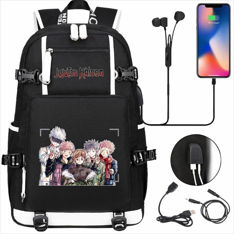 Anime Jujutsu Kaisen School Backpack