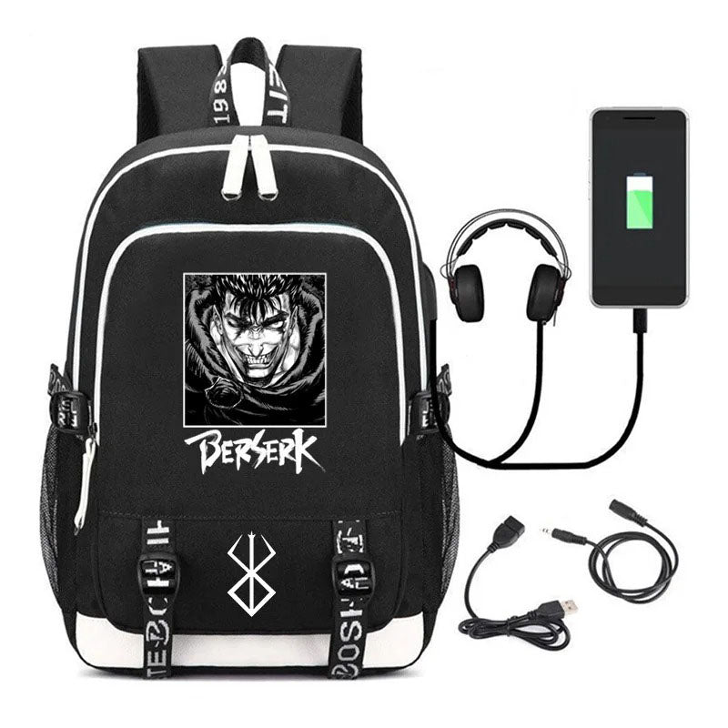 Anime Berserk School Backpack