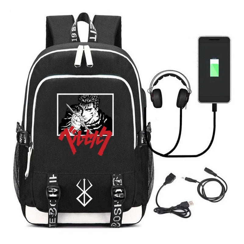 Anime Berserk School Backpack